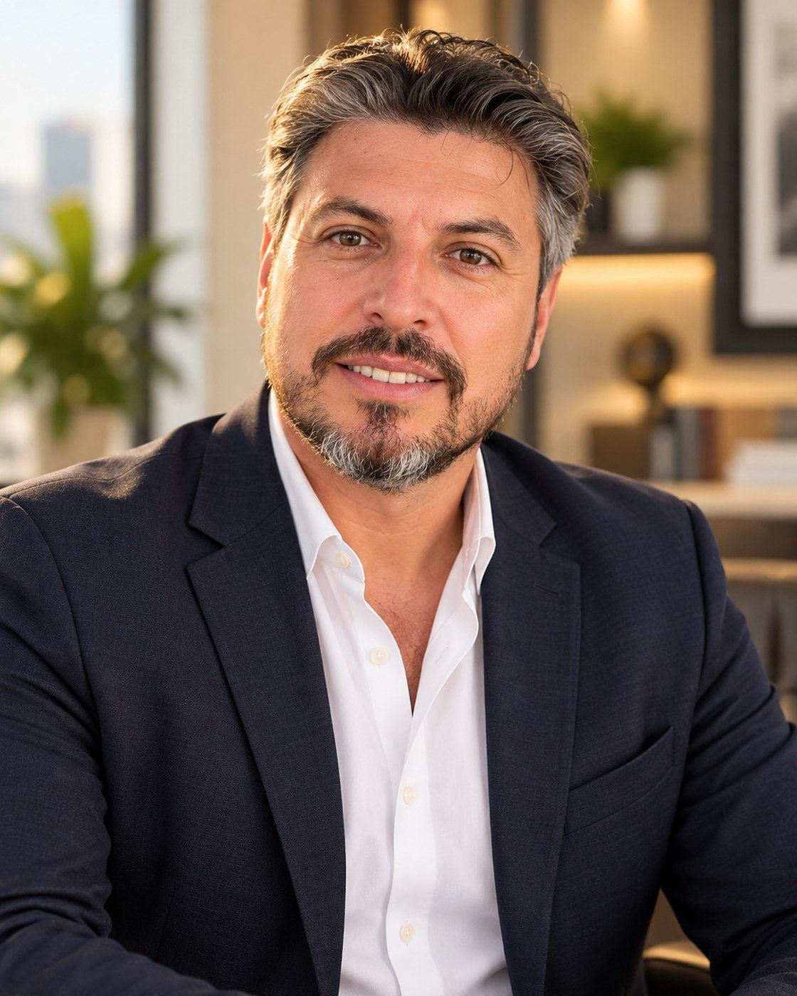 Roberto Tomaz em retrato profissional