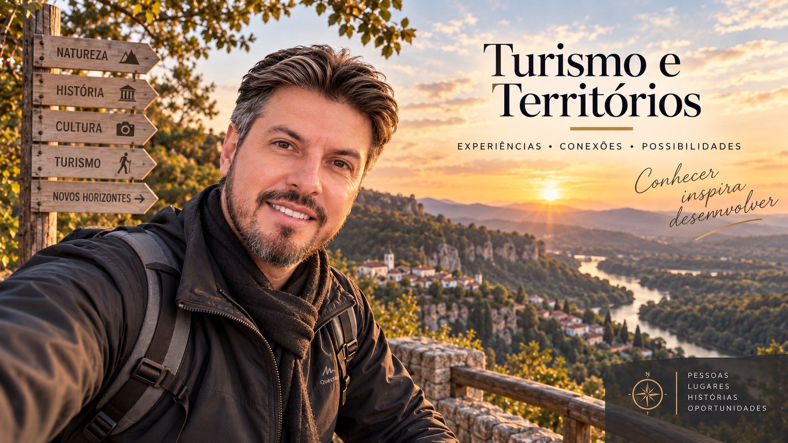 Roberto Tomaz em contexto de turismo e observação de territórios